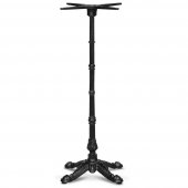 Podstawa stołowa MADRID, aluminiowa, stylizowana, barowa, wys. 108 cm, czarna, XIRBI 78590